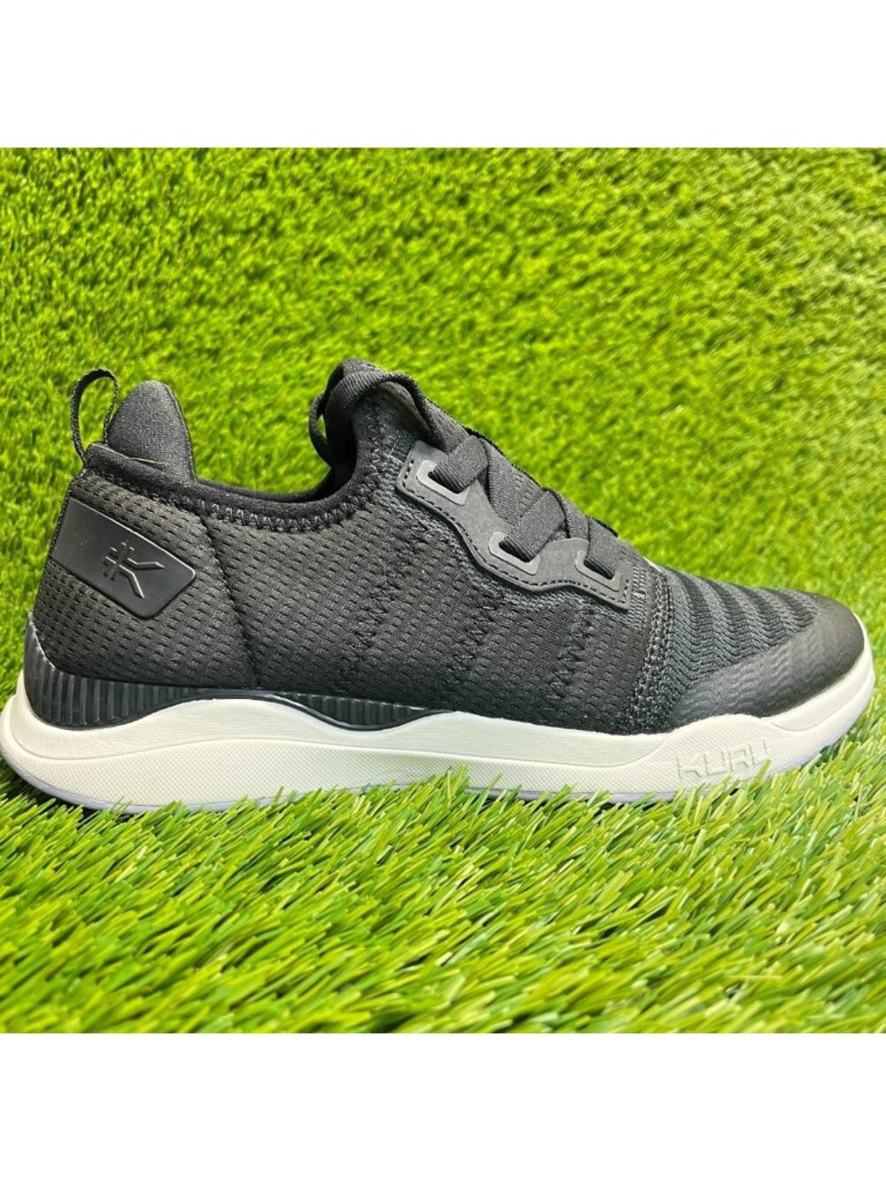 Kuru Stride Move Womens Size 7.5 Black White‎ Athletic Running Shoes Sneakers